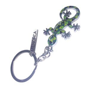 Menorca Island Gecko Souvenir Lizard Fashion Keychain